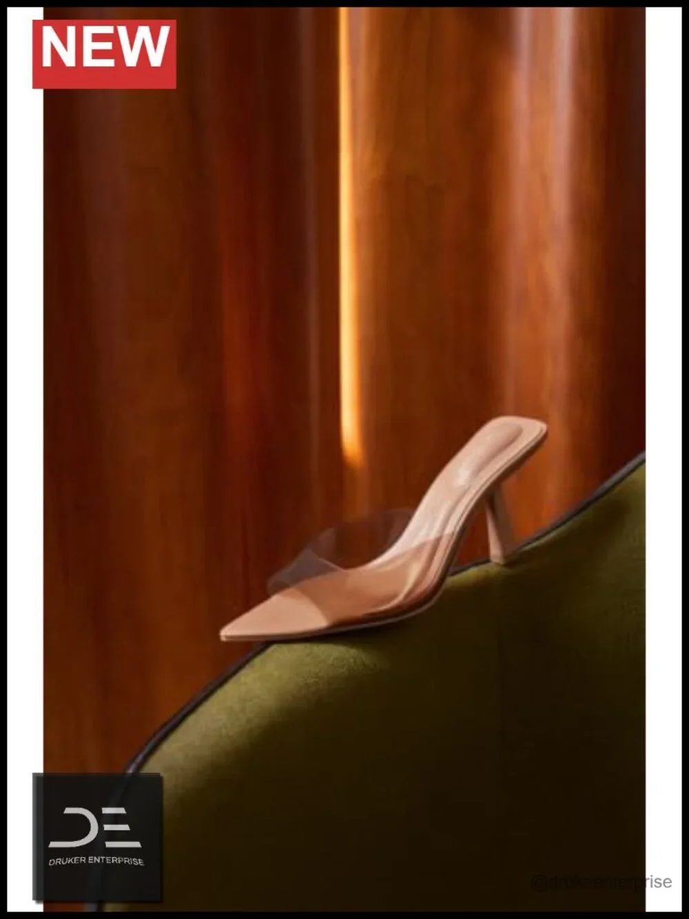 BCBG Heeled Slide Sandals Stiletto Pointed Toe Synthetic